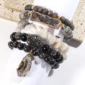 Women's Fashion Versatile Glass Beaded Stretch Bracelet
