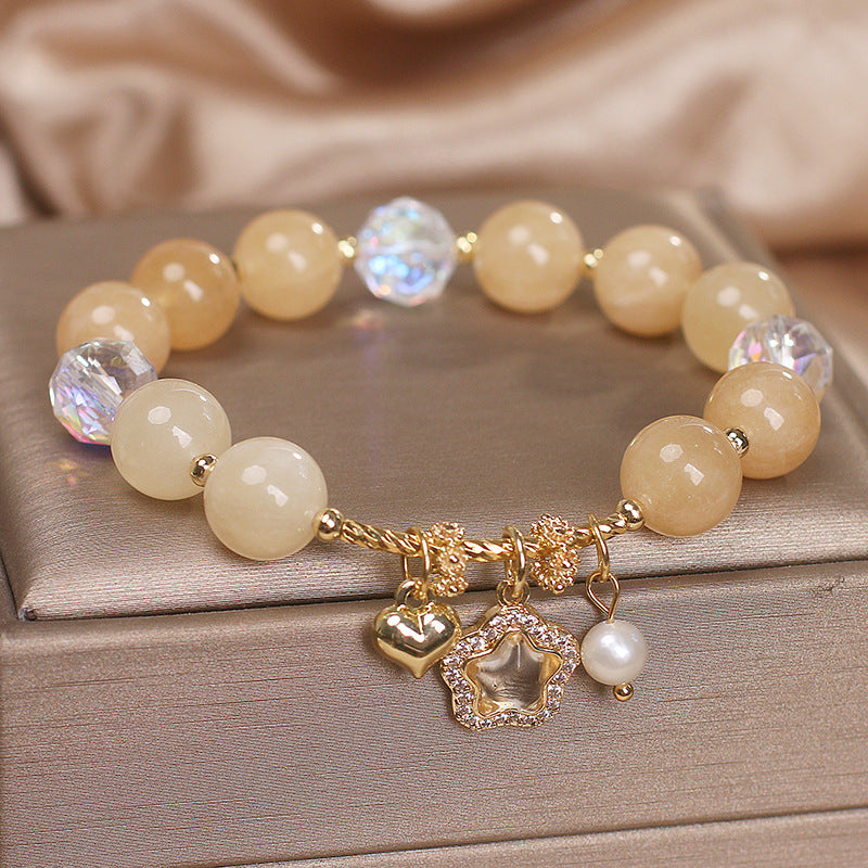 Super Sweet Mori Style Citrine Bracelet