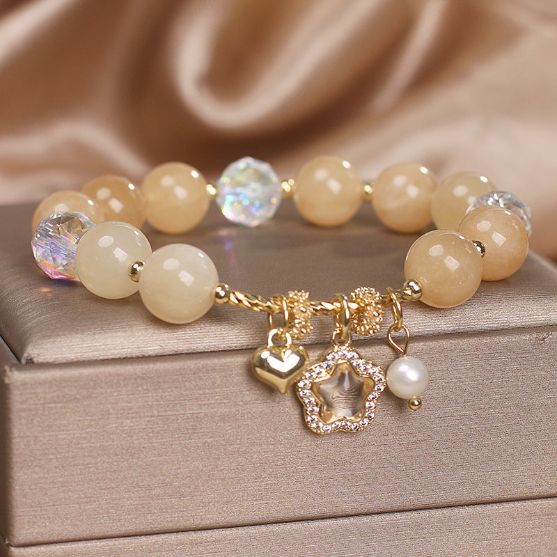 Super Sweet Mori Style Citrine Bracelet