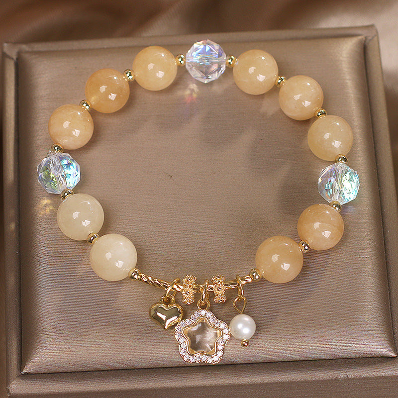 Super Sweet Mori Style Citrine Bracelet