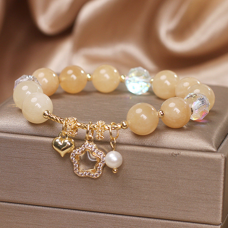 Super Sweet Mori Style Citrine Bracelet